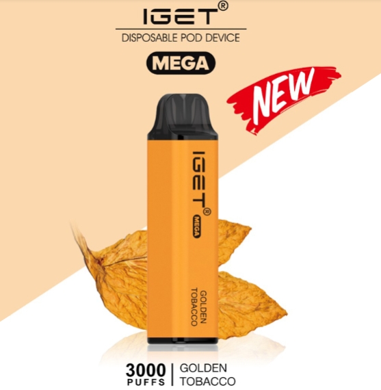 Exploring the IGET Mega 3000 Puffs Vape - Golden Tobacco: A Vaping Experience Tailored for Australia in 2025