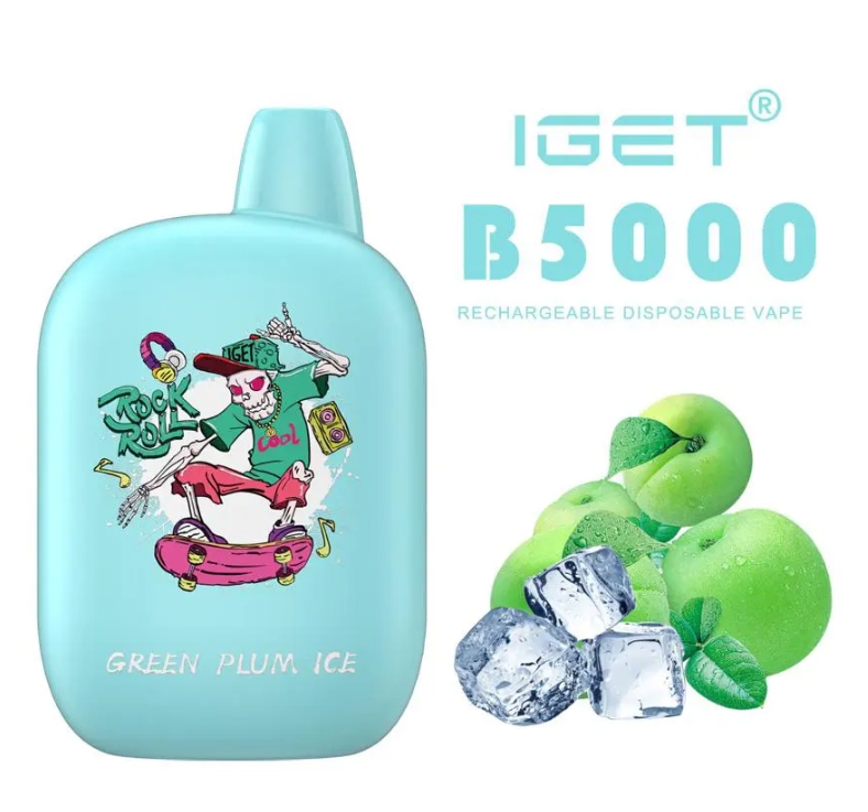 Exploring the IGET B5000 Rechargeable Disposable Vape - Green Plum Ice: A Flavorful Revolution in Vaping