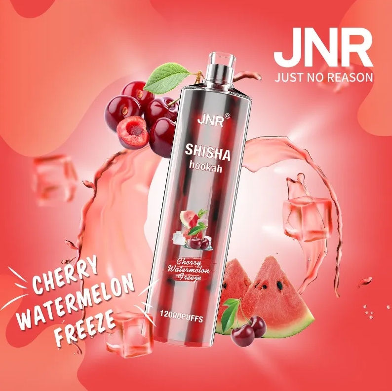 JNR SHISHA 12000 Puffs Vape - Cherry Watermelon Freeze: A Refreshing Revolution in Vaping