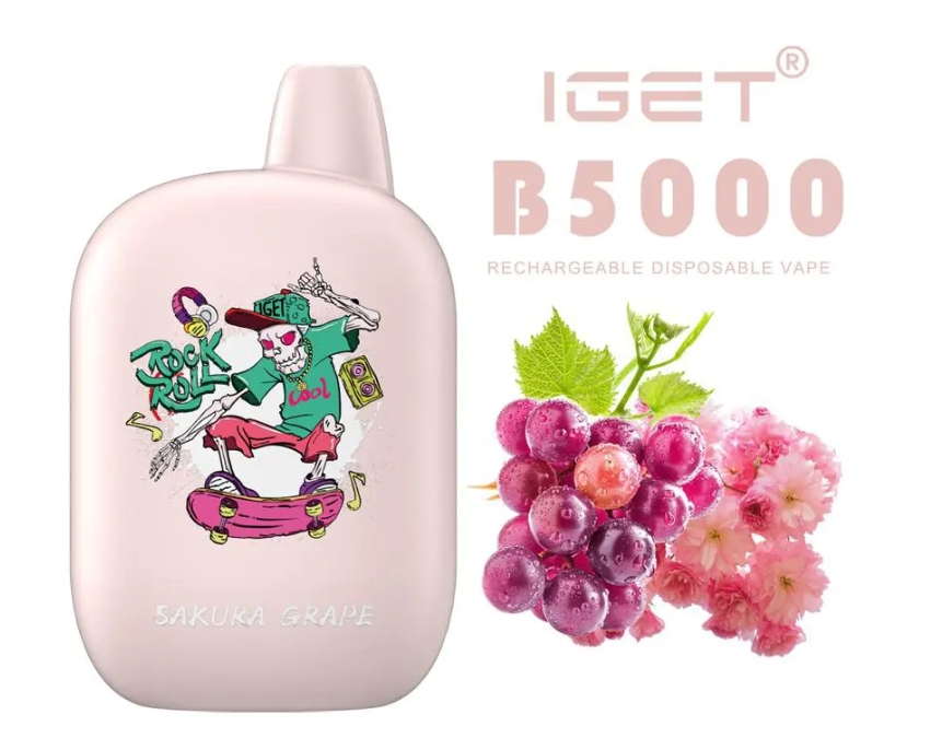 Exploring the IGET B5000 5000 Puffs Vape - Sakura Grape: A Flavorful Journey in Australia’s Vaping Scene