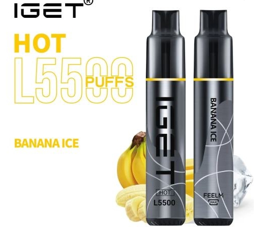 Exploring the IGET Hot 5500 Puffs Vape - Banana Ice: A Tropical Delight for Australian Vapers