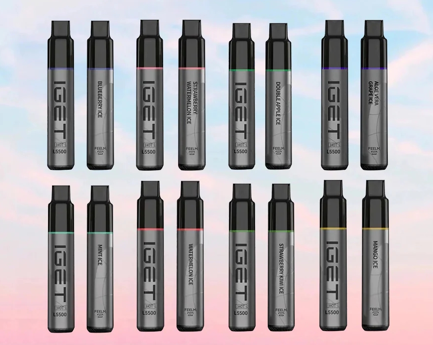 Discovering the Delightful World of the IGET Hot 5500 Puffs Vape in Blackberry Pomegranate Cherry